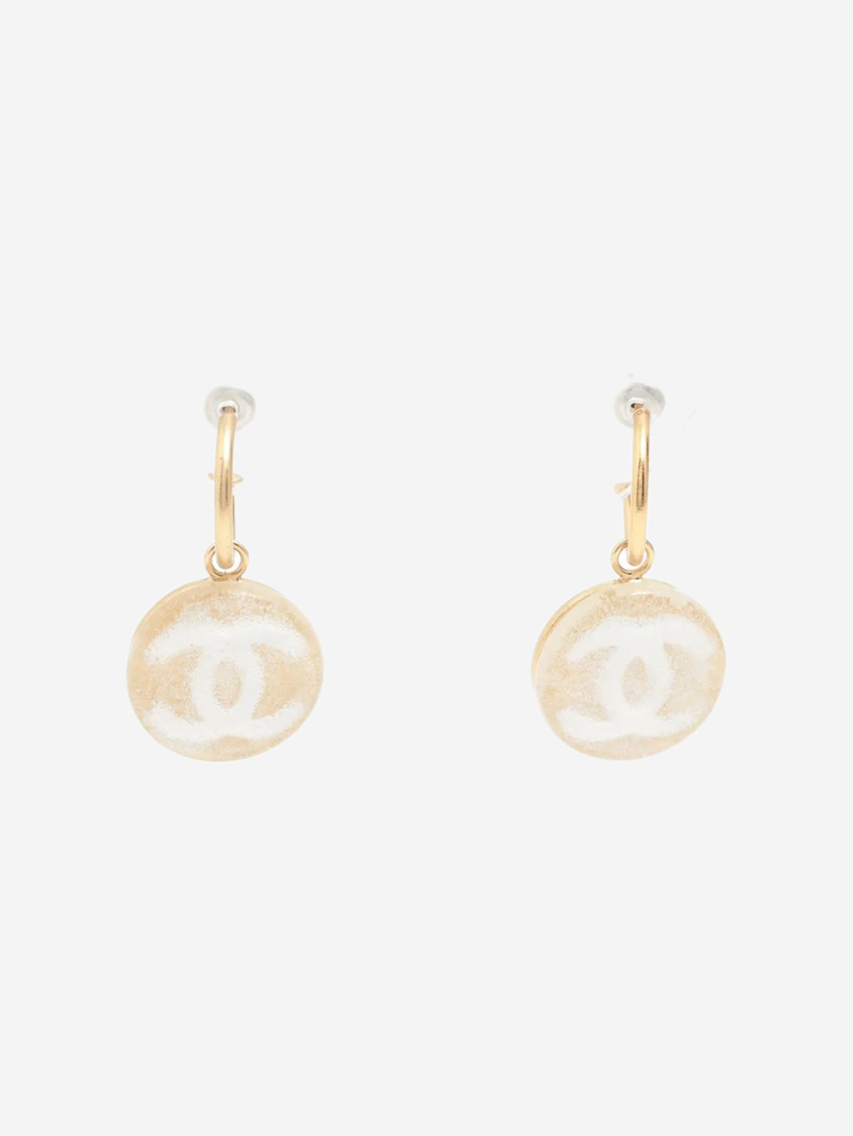 Gold Coco Mark 0a3A earrings