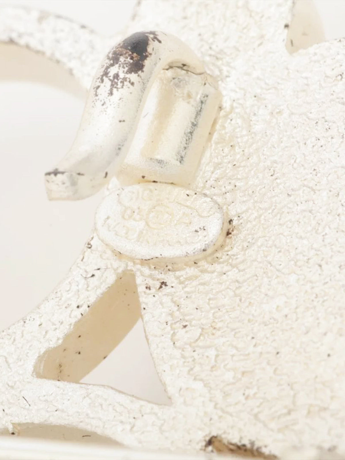 Cream and silver Coco Mark 03A Brooch Brooches Chanel 