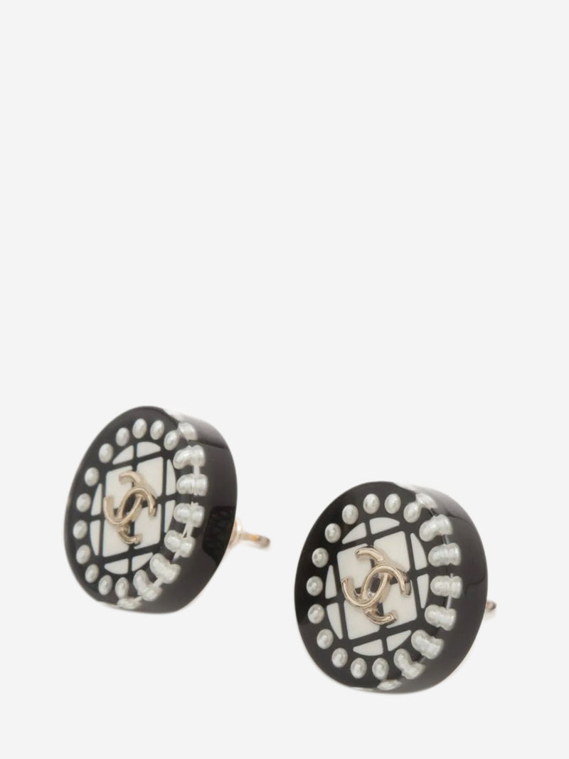 Black Coco Mark D19C earrings Earrings Chanel 