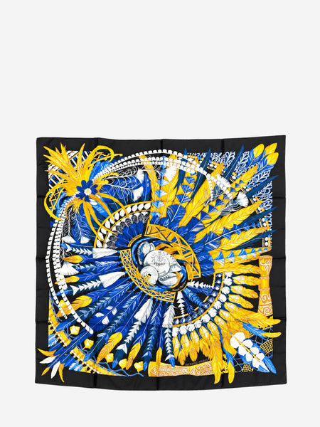 Hermes blue scarf nature esk design product image