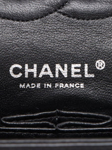 Chanel Black 2005-2006 medium Tweed Classic Double Flap