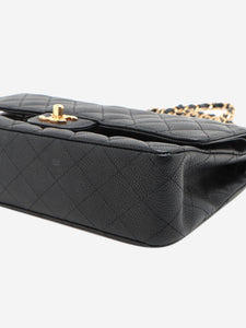 Chanel Black 2010 medium caviar Classic double flap bag