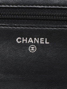 Chanel Black lambskin 2014 Wallet On Chain