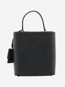 Prada Black Prada Saffiano leather bucket bag