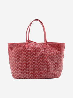 Red Saint Louis PM Goyardine monogram tote Tote Bags Goyard 