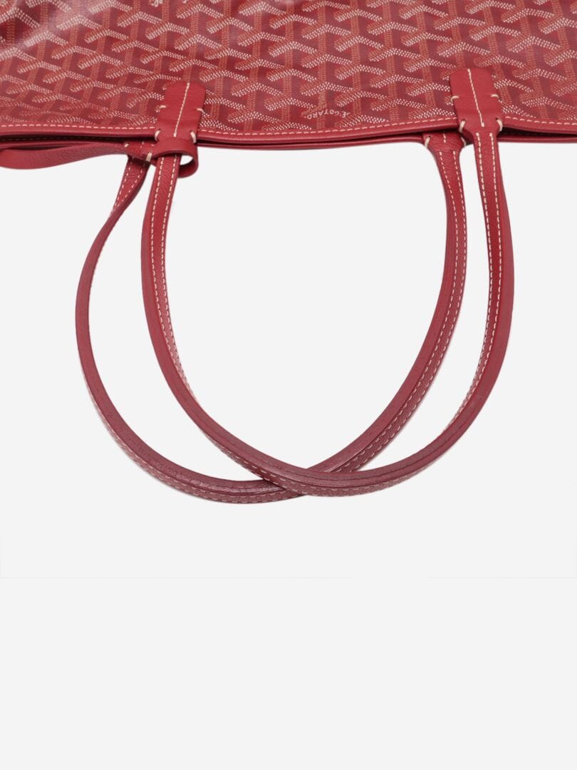 Red Saint Louis PM Goyardine monogram tote Tote Bags Goyard 