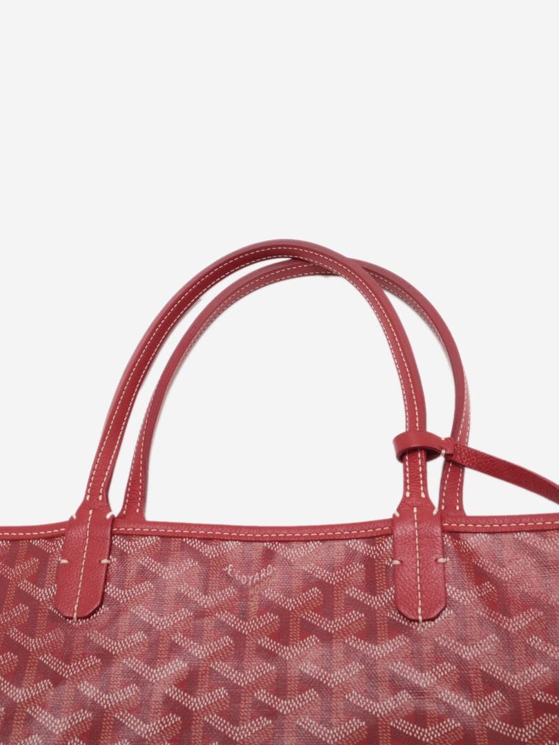 Red Saint Louis PM Goyardine monogram tote Tote Bags Goyard 