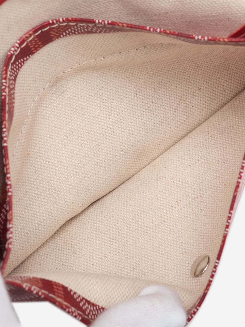 Red Saint Louis PM Goyardine monogram tote Tote Bags Goyard 