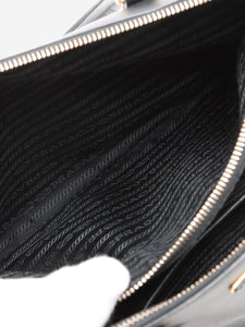 Prada Black Medium Saffiano leather Galleria top handle bag