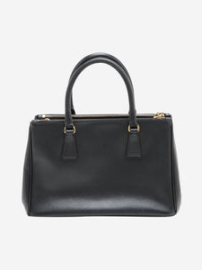 Prada Black Medium Saffiano leather Galleria top handle bag