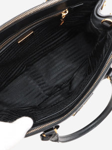 Prada Black Medium Saffiano leather Galleria top handle bag