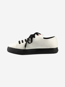 Prada White leather trainers - size EU 36