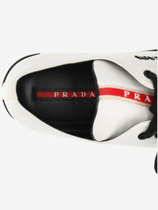 Prada White leather trainers - size EU 36