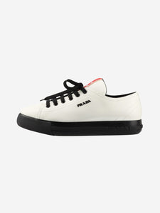 Prada White leather trainers - size EU 36