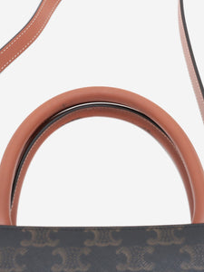 Celine Brown Triomphe Vertical Cabas tote bag