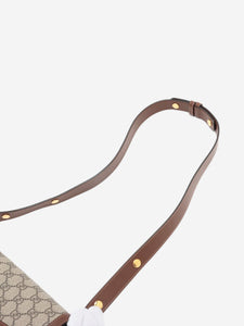 Gucci Brown GG Supreme Horsebit 1955 shoulder bag