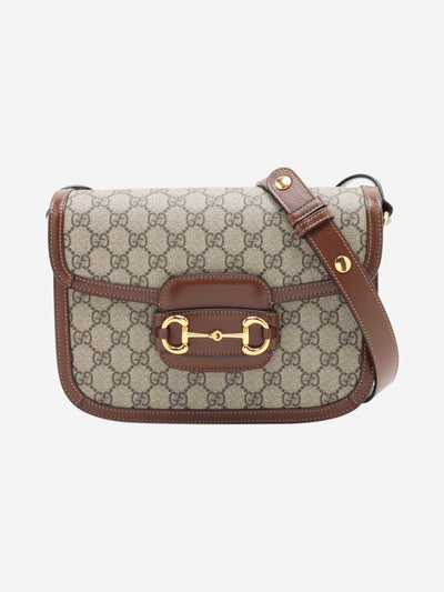 Brown GG Supreme Horsebit 1955 shoulder bag Shoulder bags Gucci 