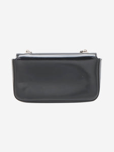 Celine Black Triomphe brushed leather chain bag