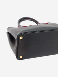 Prada Black Saffiano Cuir 2Way bag