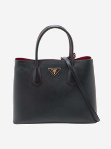 Prada Black Saffiano Cuir 2Way bag