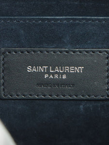 Saint Laurent Navy blue Kate chain shoulder bag