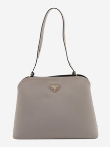 Prada Taupe Saffiano leather 2way shoulder bag