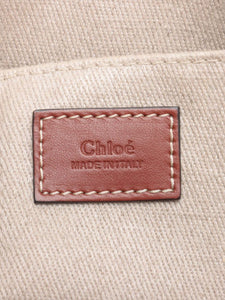 Chloe Neutral large Woody tote bag