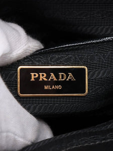 Prada Black Galleria Saffiano leather 2way bag