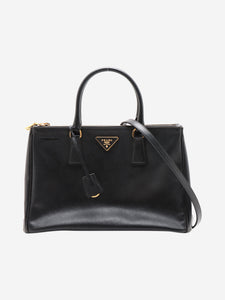 Prada Black Galleria Saffiano leather 2way bag