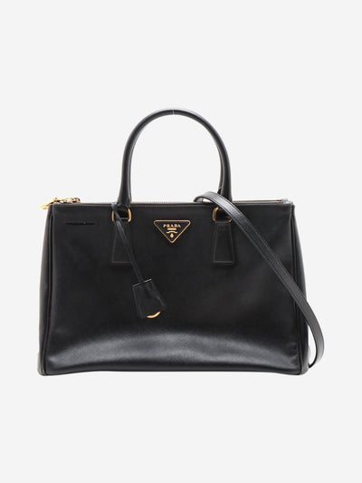 Black Galleria Saffiano leather 2way bag Shoulder bags Prada 