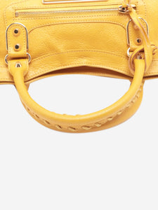 Balenciaga Yellow Metallic Edge City 2way bag