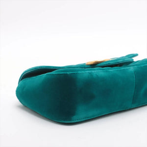 Gucci Teal GG Marmont velvet shoulder bag