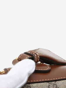 Gucci Brown GG Supreme small messenger bag
