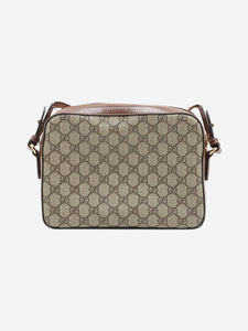 Gucci Brown GG Supreme small messenger bag