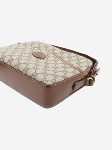Gucci Brown GG Supreme small messenger bag
