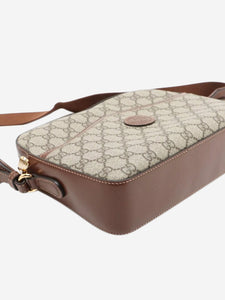 Gucci Brown GG Supreme small messenger bag