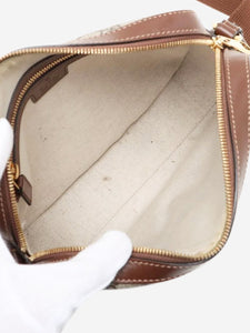 Gucci Brown GG Supreme small messenger bag