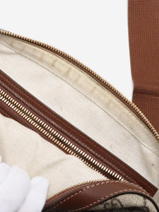 Gucci Brown GG Supreme small messenger bag