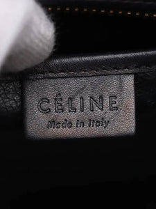 Celine Green and brown Luggage Nano shopper 2way bag