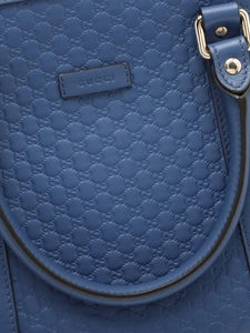 Gucci Blue micro Guccissima leather 2way bag