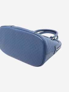 Gucci Blue micro Guccissima leather 2way bag