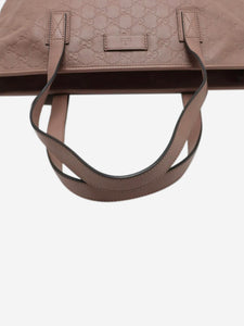 Gucci Pink Guccissima leather tote bag
