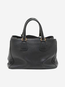 Prada Black Vitello Daino leather 2way bag