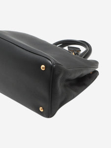 Prada Black Vitello Daino leather 2way bag