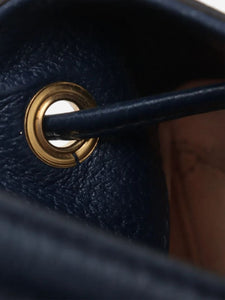 Gucci Blue Sherry Line leather bucket bag