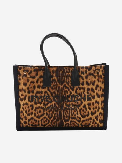 Leopard print Rive Gauche tote bag Tote Bags Saint Laurent 