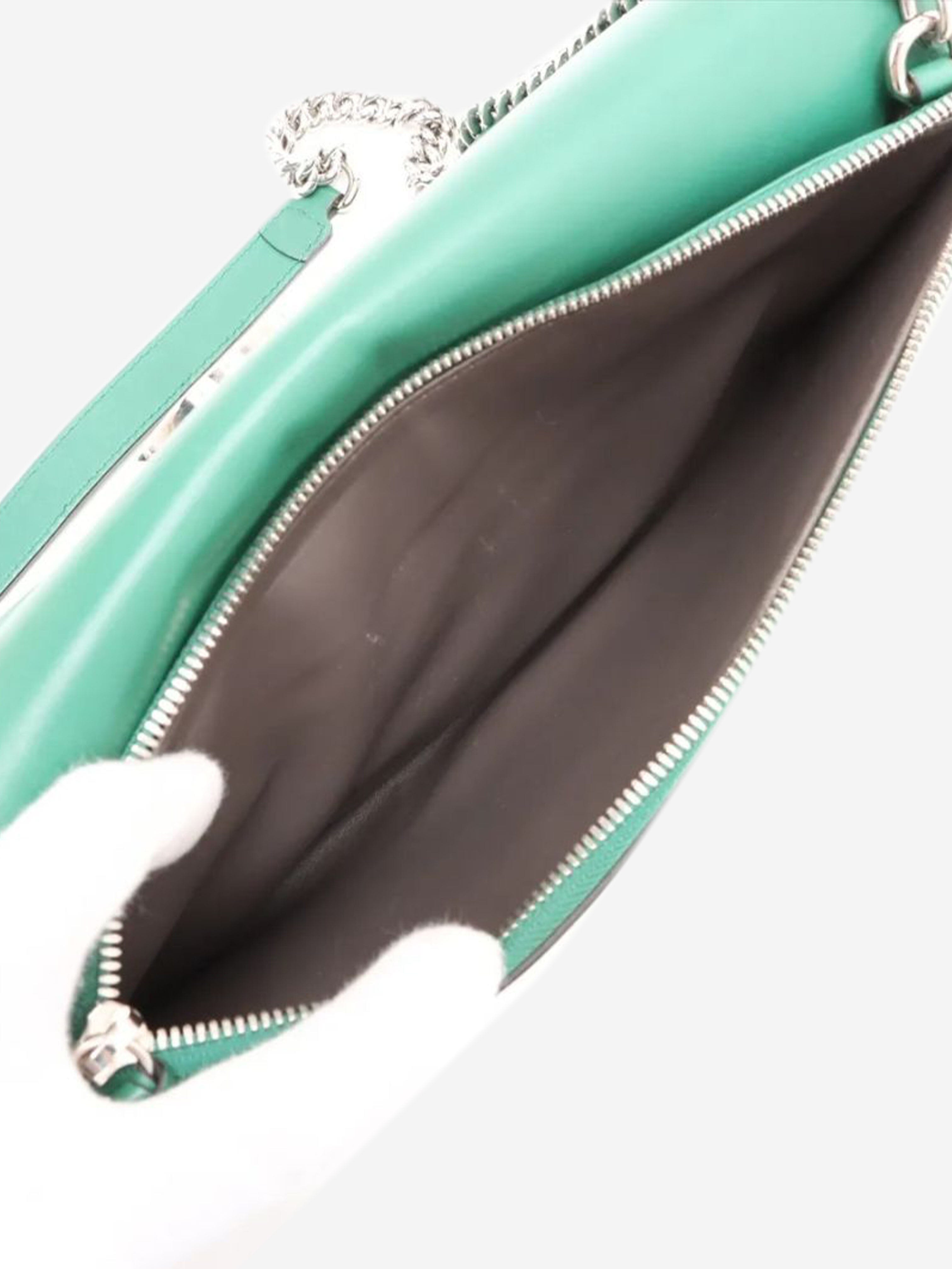 Green Interlocking G leather chain shoulder bag Shoulder bags Gucci 