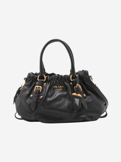 Black leather 2way bag Shoulder bags Prada 