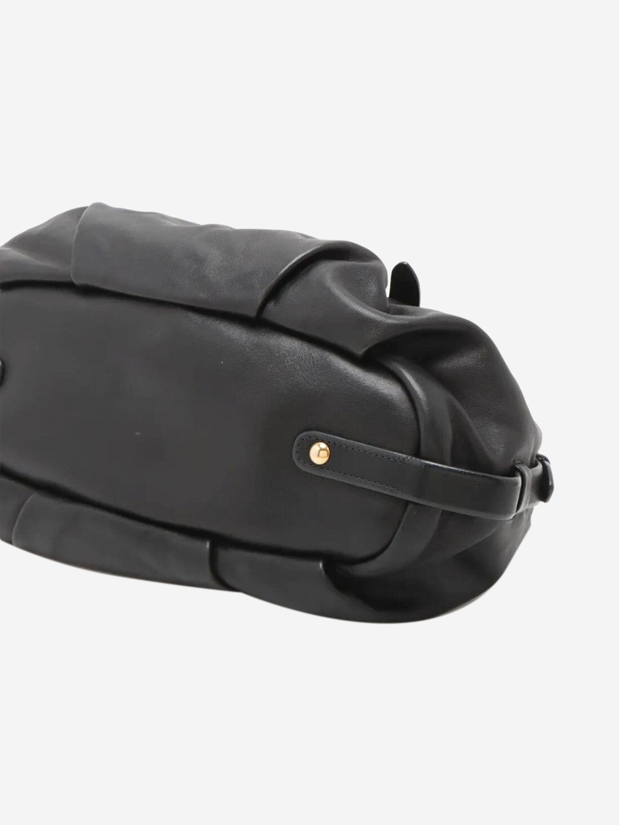 Black leather 2way bag | Sign of the Times