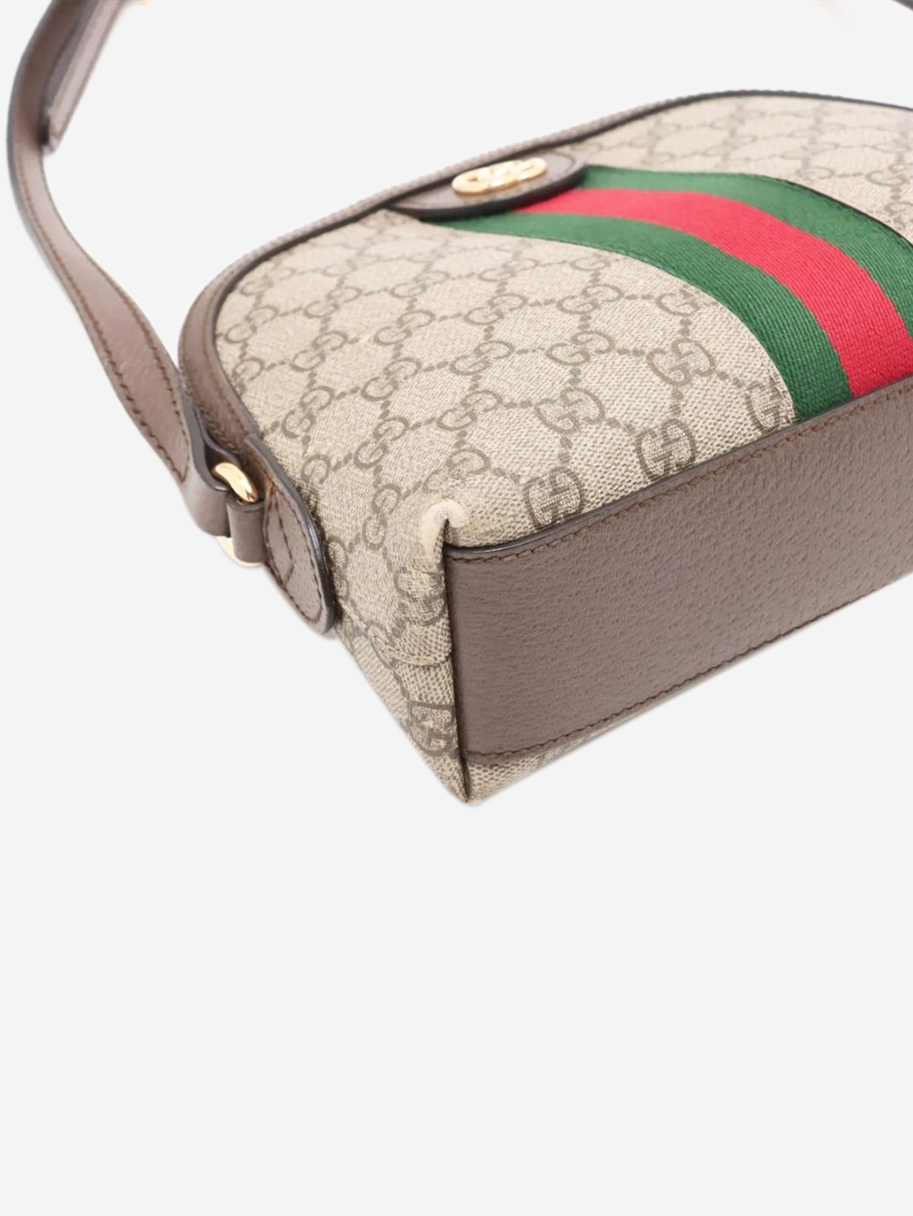 Brown GG Supreme Ophidia shoulder bag Shoulder bags Gucci 